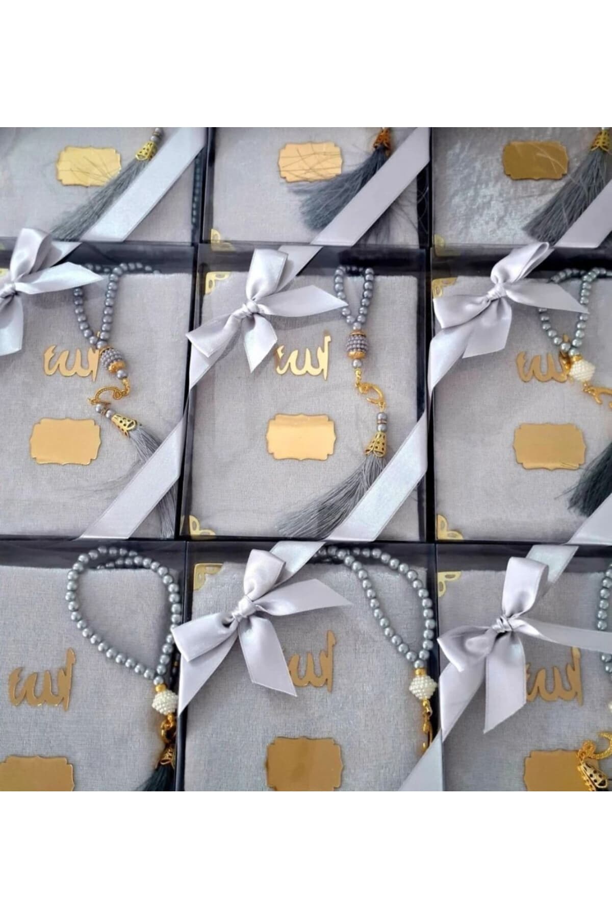 İSİMLİKLİ Çanta Boy Kadife Kaplı Yasini Şerif Kitabı Doğum Cenaze — görsel 2